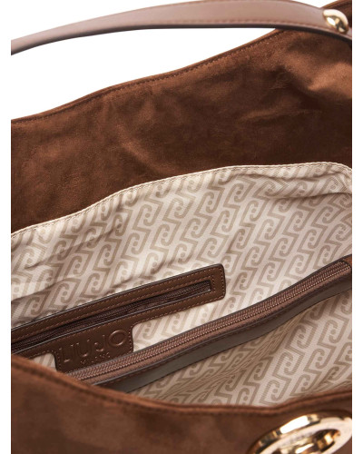 Borsa donna Liu-jo Gerona L Hobo tabacco B27LJ56 AF6029 T711A 09032
