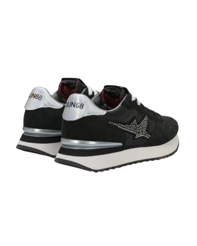 Sneaker donna Sun68 Stargirl strass logo 11 nero D27SU13 Z46223