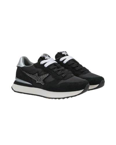 Sneaker donna Sun68 Stargirl strass logo 11 nero D27SU13 Z46223