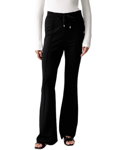 Pantalone donna Liu Jo in felpa nero/bianco E27LJ02 TF6172 JS182 Y9737