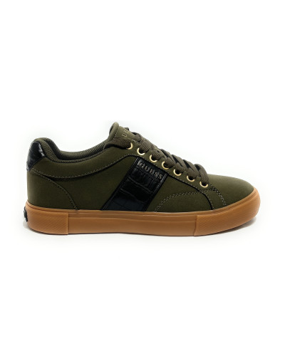 Scarpe uomo Guess sneaker Cribe2 olive U27GU18 FMFCR2ELL12