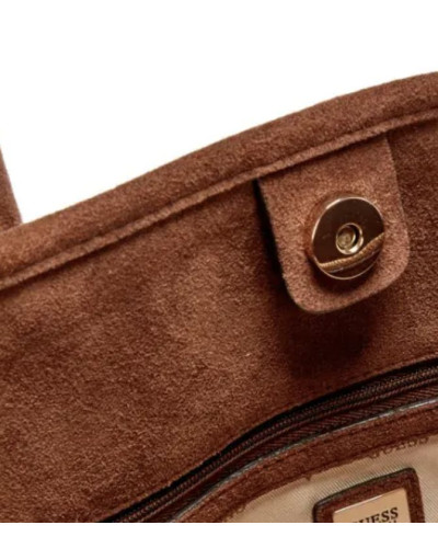Borsa donna Guess Samantha girlfriend satchel latte/ logo brown B27GU167 JG231306