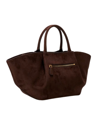 Borsa a mano/ tracolla Allegra scamosciata espresso B27GU169 SG223706