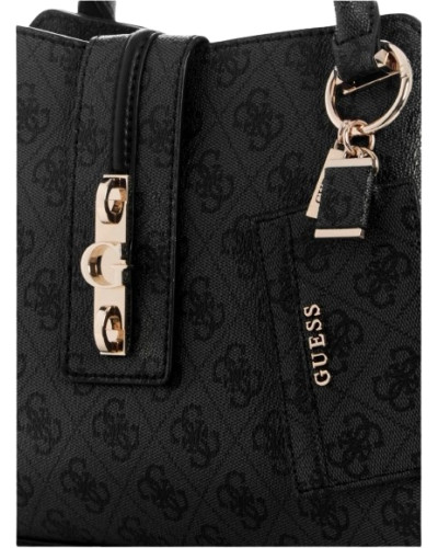 Borsa donna Guess a mano/ tracolla Yvonne coal logo B27GU176 SG237806