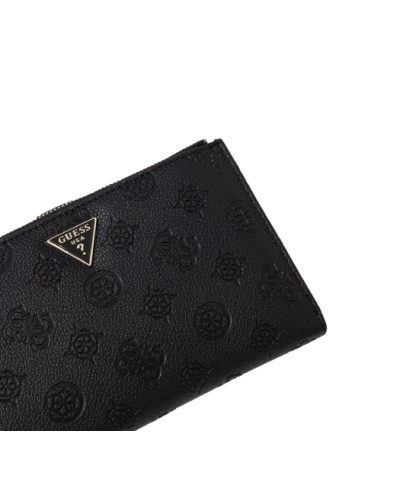 Portafoglio Guess Blake SLG double zip organizer black logo A27GU59 PD2222157