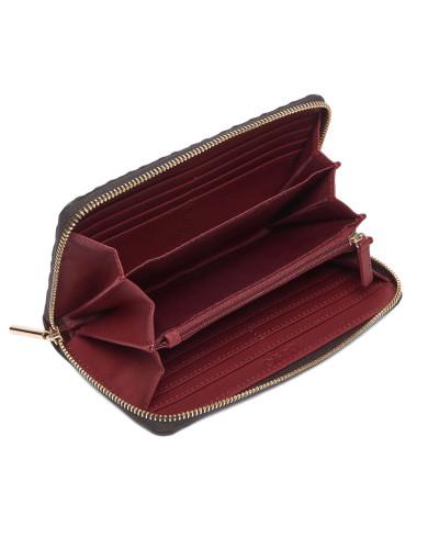 Portafoglio Liu-Jo Caliwen XL zip around deep brown A27LJ13 AF6170 E1141