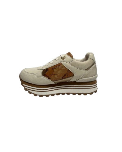 Sneaker donna Alviero Martini 1A Classe ecopelle white/geo beige D27PC06 N 2561 0289