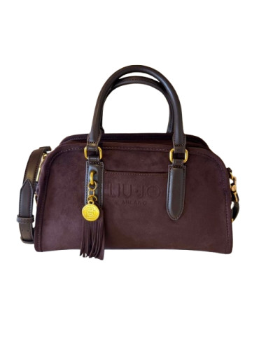 Borsa Liu-jo a mano con tracolla S Trunk Ageni deep brown B27LJ58 AF6006 T711A
