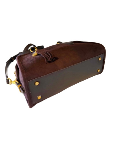 Borsa Liu-jo a mano con tracolla S Trunk Ageni deep brown B27LJ58 AF6006 T711A