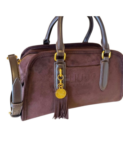 Borsa Liu-jo a mano con tracolla S Trunk Ageni deep brown B27LJ58 AF6006 T711A