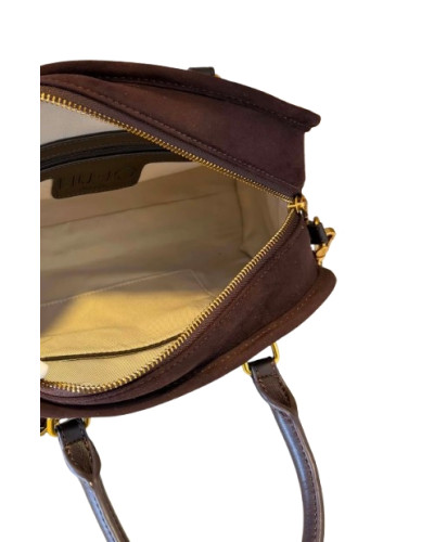 Borsa Liu-jo a mano con tracolla S Trunk Ageni deep brown B27LJ58 AF6006 T711A