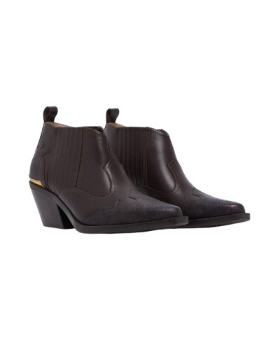 Stivaletto texano Liu-Jo ankle boot Austin 04 moka D27LJ18 SF6065 PX662 S3365