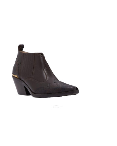 Stivaletto texano Liu-Jo ankle boot Austin 04 moka D27LJ18 SF6065 PX662 S3365