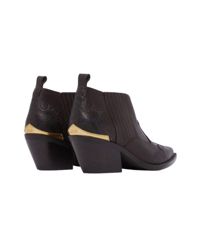 Stivaletto texano Liu-Jo ankle boot Austin 04 moka D27LJ18 SF6065 PX662 S3365