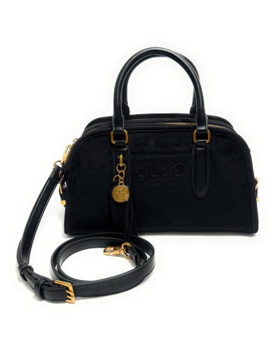 Borsa Liu-jo a mano con tracolla S Trunk Ageni nero B27LJ65 AF6006 T711A