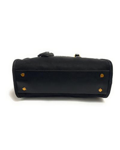 Borsa Liu-jo a mano con tracolla S Trunk Ageni nero B27LJ65 AF6006 T711A