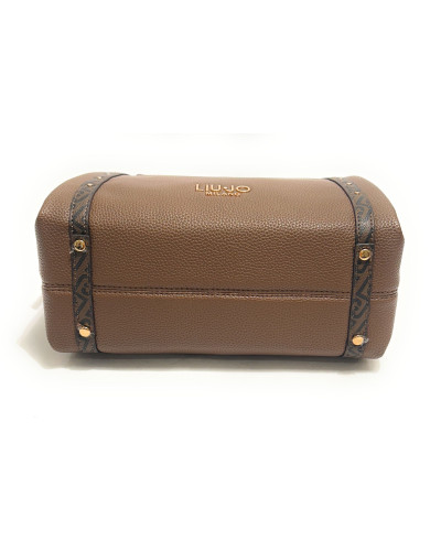Borsa donna Liu-jo S Satchel Ilyana dark mocha B27LJ70 AF6003 ES039 X0781