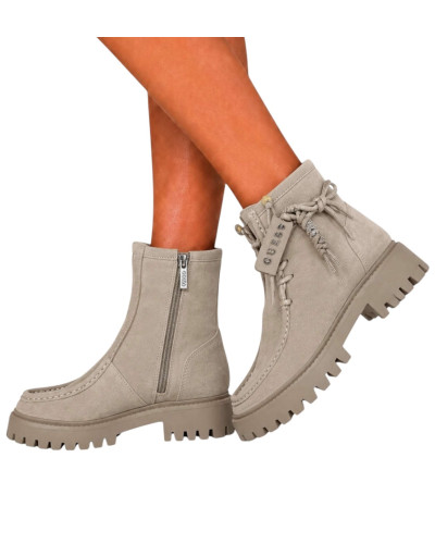 Scarpe donna Guess stivaletto Fardina naturale D27GU43 FLFMAASUE10