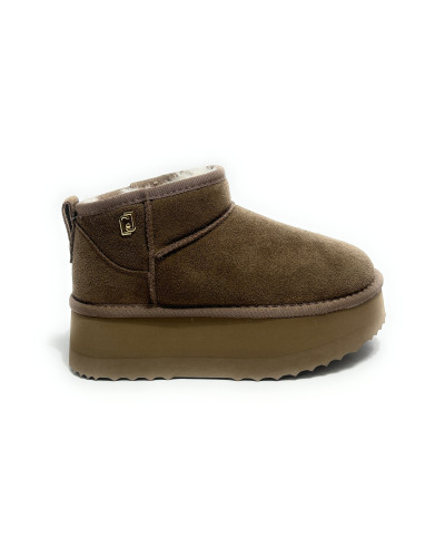Stivaletto Liu-Jo Jane 01 ankle boot cow suede havana D27LJ22 SF6153 PX002 S3448