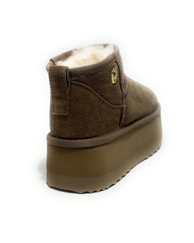 Stivaletto Liu-Jo Jane 01 ankle boot cow suede havana D27LJ22 SF6153 PX002 S3448