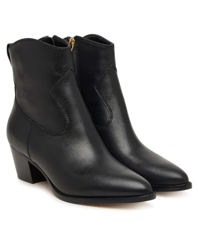 Stivaletto Lauren Ralph Lauren Harpher in pelle black D27RL12 802P15896001
