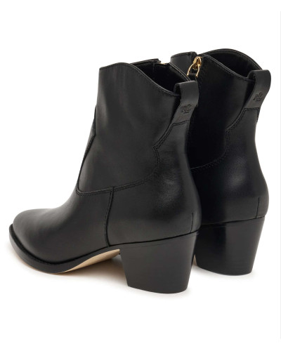 Stivaletto Lauren Ralph Lauren Harpher in pelle black D27RL12 802P15896001