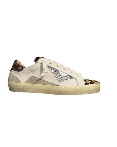 Scarpe donna 4B12 sneaker white/ leo/ rame D27QB04 SUPRIME-D8017