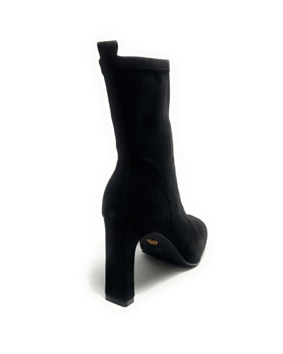 Scarpe donna Gold&gold stivaletto TC 75 ecopelle scamosciata nero D27GG22 GY488