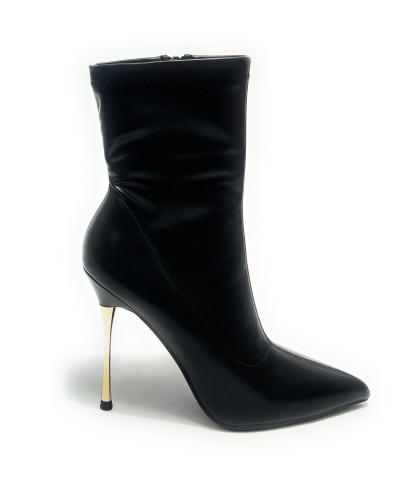 Scarpe donna Gold&gold stivaletto tc 95 ecopelle nero D27GG24 GP847