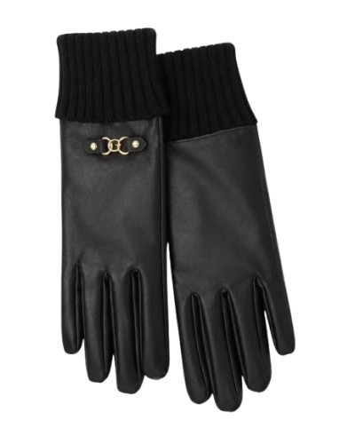 Guanti donna Guess Samantha black logo C27GU33 AW5629POL02