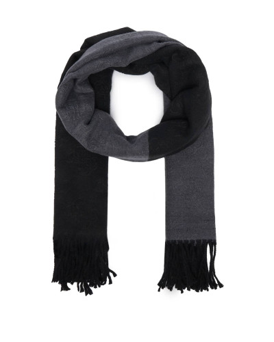 Sciarpa donna Guess black/gray multilogo C27GU32 AW5675POL03