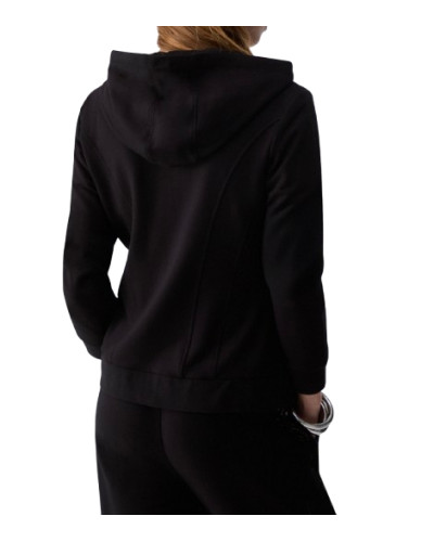 Felpa aperta donna Liu Jo con zip nero E27LJ32 TF6134 FS576 22222