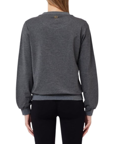 Felpa chiusa donna Liu Jo acciaio E27LJ33 TF6138 FS576 L9341