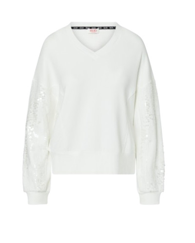 Felpa chiusa donna Liu Jo acciaio E27LJ39 TF6140 FS576 10701