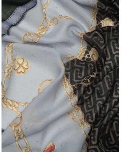 Sciarpa donna Liu Jo foulard stola foresta C27LJ13 2F6069 T2745 95320