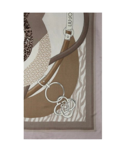 Sciarpa donna Liu Jo foulard metal mix naturale C27LJ10 2F6070 T2738 00005