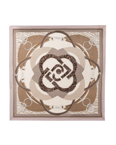 Sciarpa donna Liu Jo foulard metal mix naturale C27LJ10 2F6070 T2738 00005