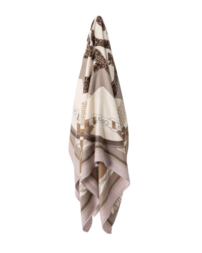 Sciarpa donna Liu Jo foulard metal mix naturale C27LJ10 2F6070 T2738 00005