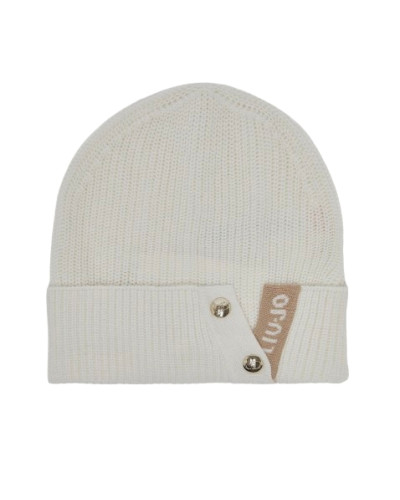 Berretto Liu jo beanie bianco lana/teddy C27LJ04 TF6235 MA22S D3073
