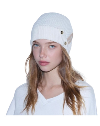 Berretto Liu jo beanie bianco lana/teddy C27LJ04 TF6235 MA22S D3073