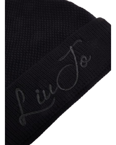 Berretto Liu jo beanie nero C27LJ09 TF6270 MS75L 22222