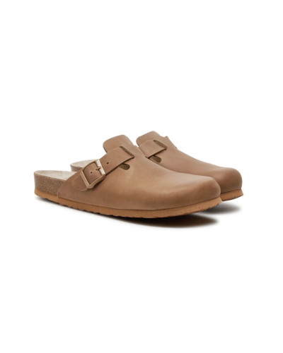 Sabot uomo Genuins Riva oiled leather clay U27GN01 G104398