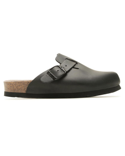 Sabot uomo Genuins Riva oiled leather black U27GN02 G104397