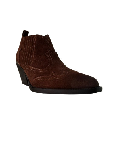 Stivaletto texano Liu-Jo ankle boot Austin 04 suede chocolate D27LJ27 4B7001 PX002 S1815