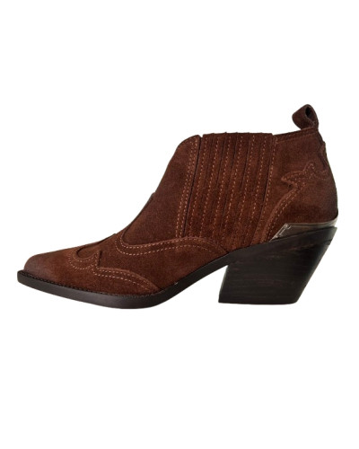 Stivaletto texano Liu-Jo ankle boot Austin 04 suede chocolate D27LJ27 4B7001 PX002 S1815