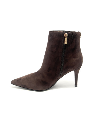 Scarpe donna Guess stivaletto Calezae TC 7.5 pelle brown D27GU50 FLFCLZSUE10