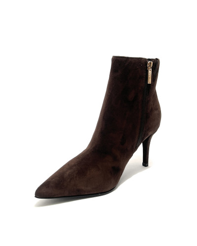 Scarpe donna Guess stivaletto Calezae TC 7.5 pelle brown D27GU50 FLFCLZSUE10