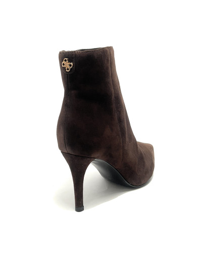 Scarpe donna Guess stivaletto Calezae TC 7.5 pelle brown D27GU50 FLFCLZSUE10