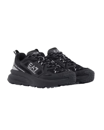 Sneaker EA7 Emporio Armani Crusher Sonic Trail 2.0 black/ silver U27EA14 7X000602 AF10181 MZ186