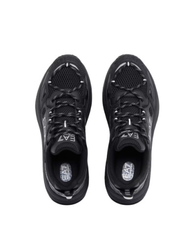 Sneaker EA7 Emporio Armani Crusher Sonic Trail 2.0 black/ silver U27EA14 7X000602 AF10181 MZ186